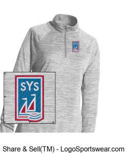 Charles River Women's Space Dye Performance Pullover Design Zoom